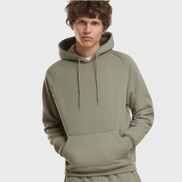 Urban Classics blank hoody palegreen