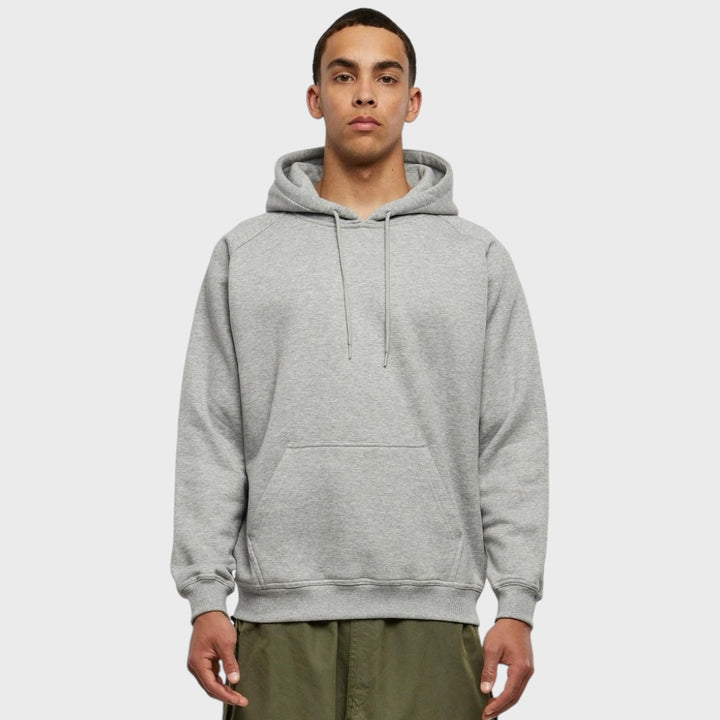 Urban Classics blank hoody grey