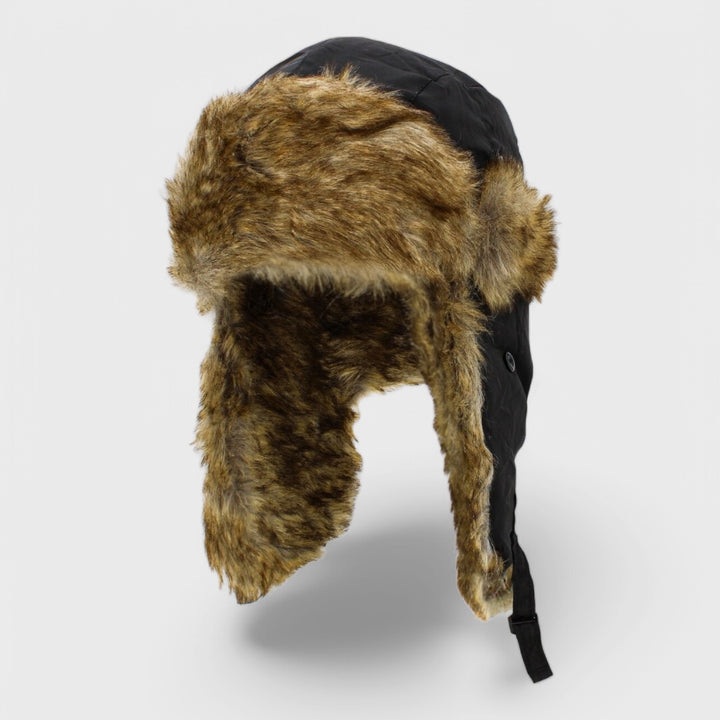 KB Ethos Solid Trapper hat black