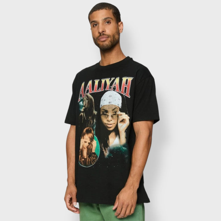 Mister Aaliyah Retro Oversize Tee black