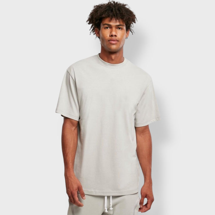 Urban Classics tall tee lightasphalt