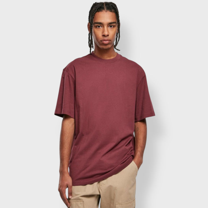 Urban Classics tall tee cherry