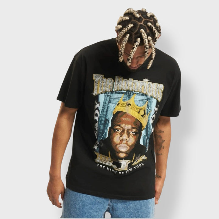 Mister Biggie Crown Oversize tee black