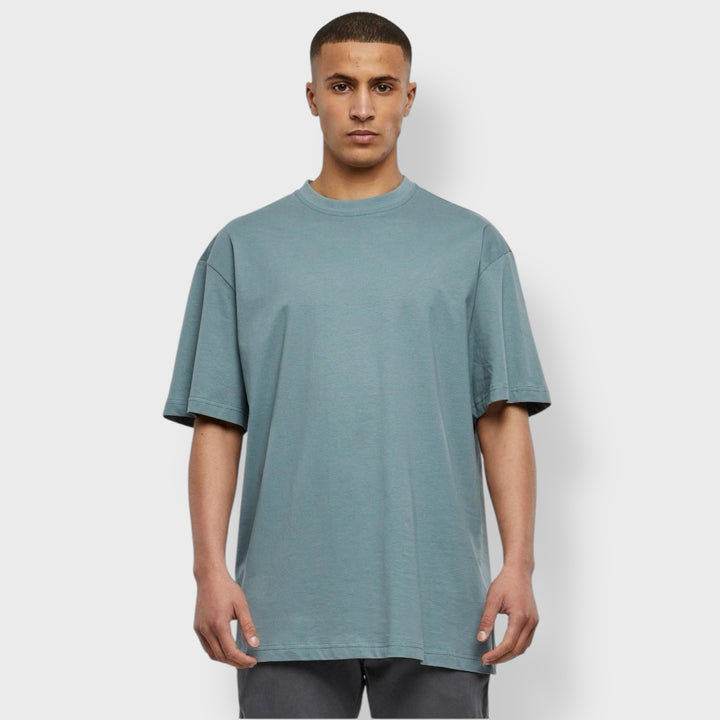 Urban Classics tall tee dusty blue