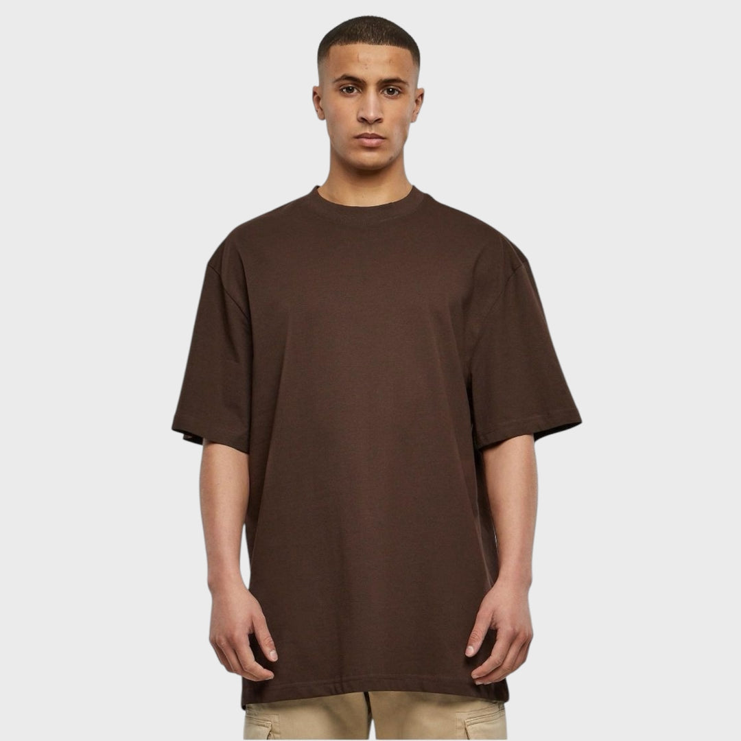 Urban Classics tall tee brown