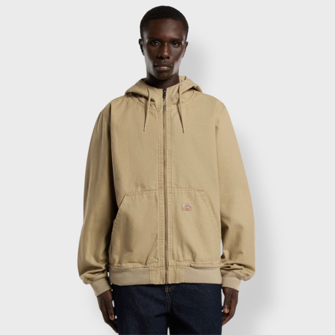 Dickies Duck Canvas Unlined Hooded Jacket desert sand