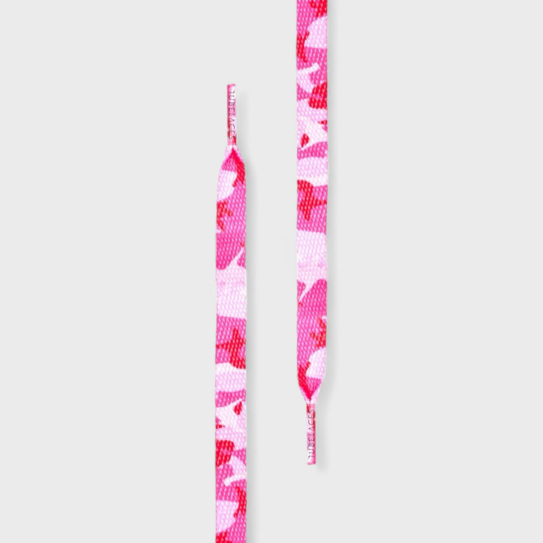 Tubelaces Special Flat pink camo