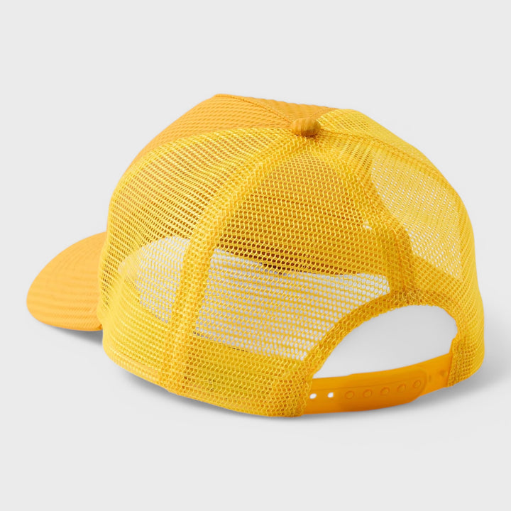 Kangol Seersucker mesh trucker warm apricot