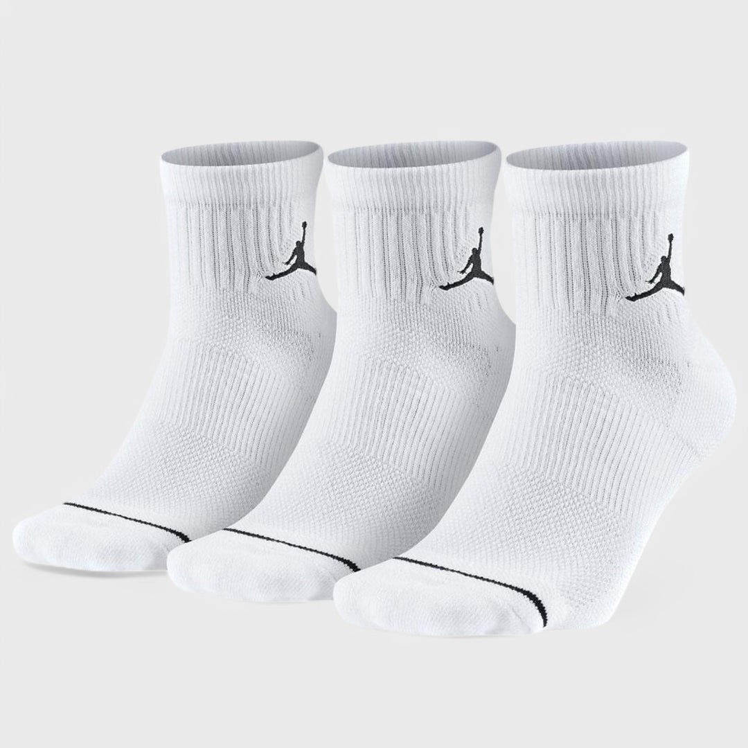 Air Jordan Jumpman high-intensity quarter sock wht/wht/wht/blk