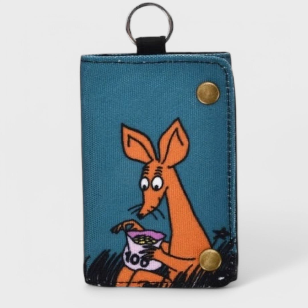 Moomin Nipsun Bisnekset Wallet Canvas petrol blue