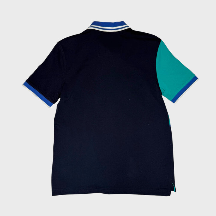 Nautica Zip Up Polo Shirt navy XS