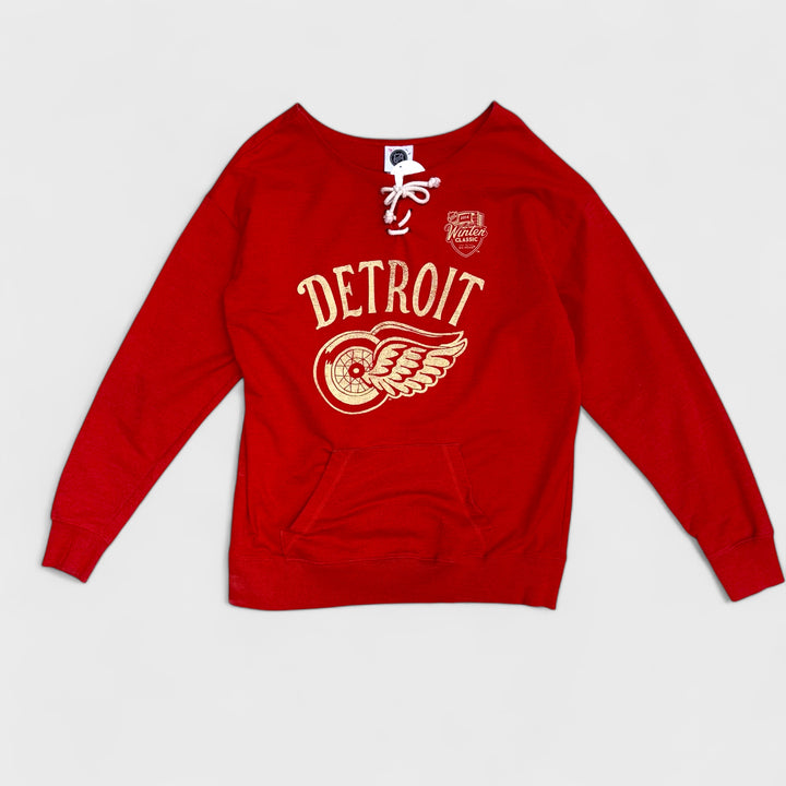 Vintage NHL Detroit Red Wings 2014 Winter Classic Crewneck red L