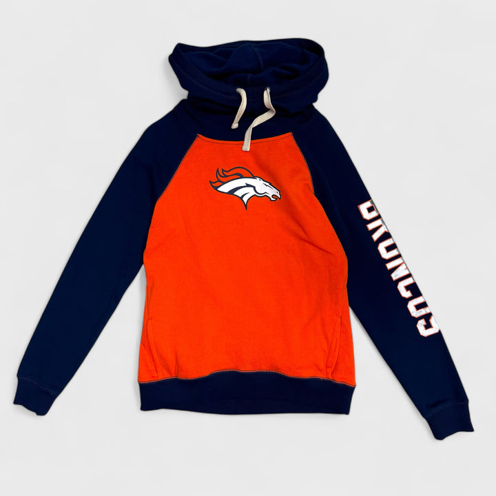 Team Apparel Womens NFL Denver Broncos Hoody navy/orange M