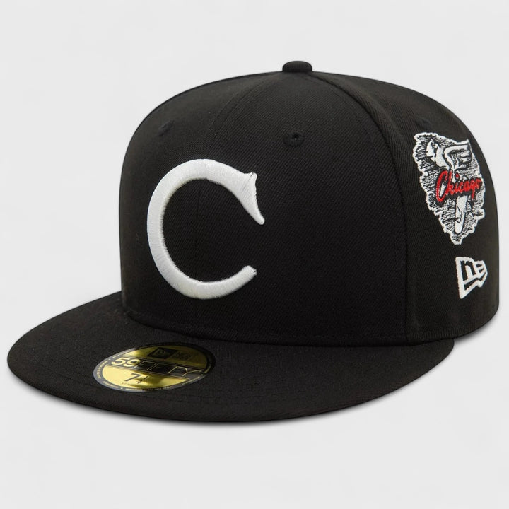 New Era MLB Cooperstown Patch 59Fifty C White Sox black