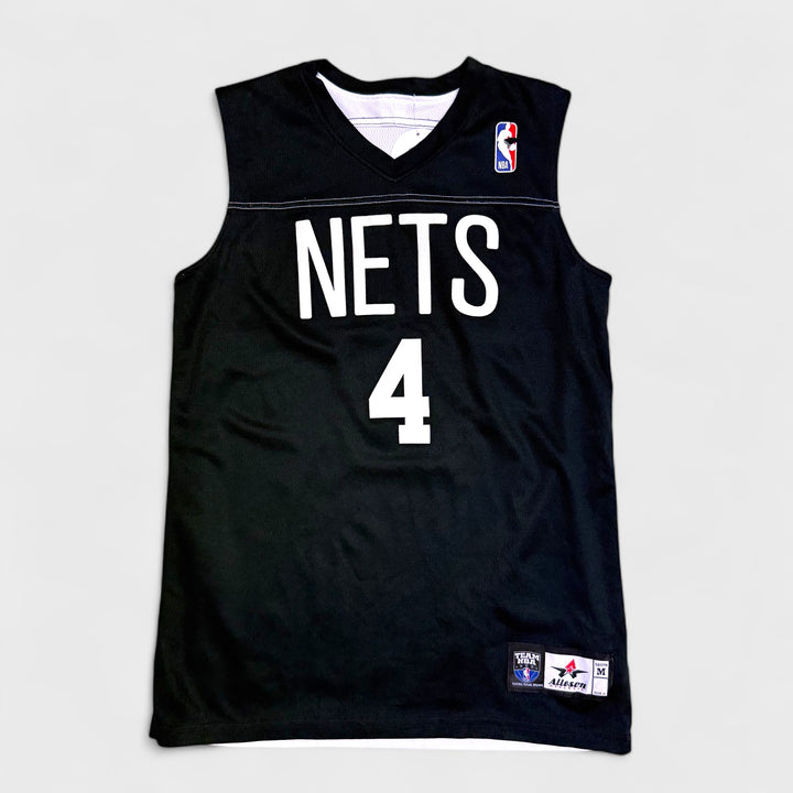 Alleson Athletic NBA Youth Brooklyn Nets #4 reversible tank top black/white M