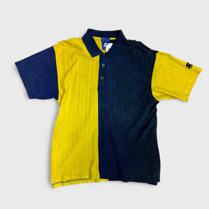 Starter Polo shirt navy/yellow L