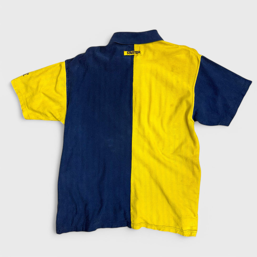 Starter Polo shirt navy/yellow L