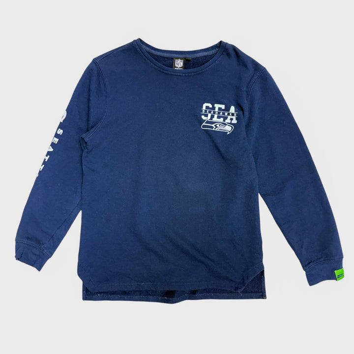 Team Apparel NFL Seattle Seahawks crewneck navy M