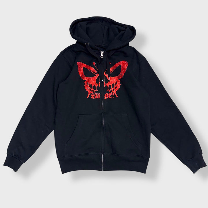 Mickey Saints Glitter Butterfly hoodie black/red S