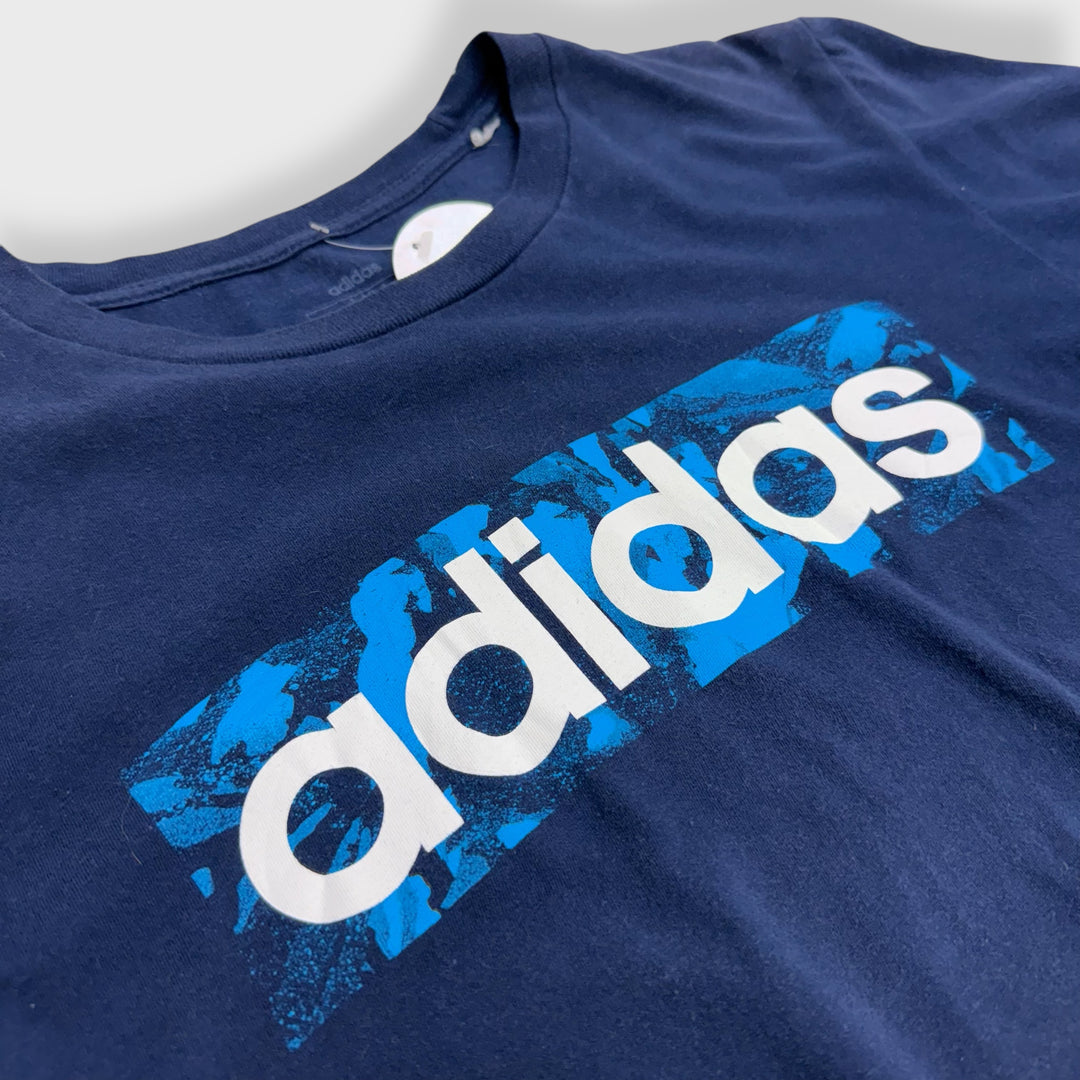 Adidas Logo tee navy M