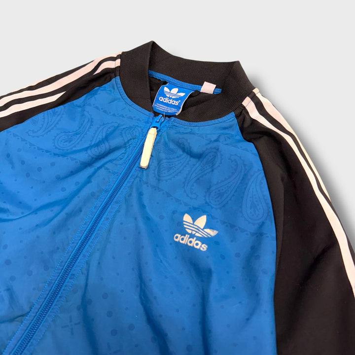 Adidas Paisley Track Jacket blue/black S