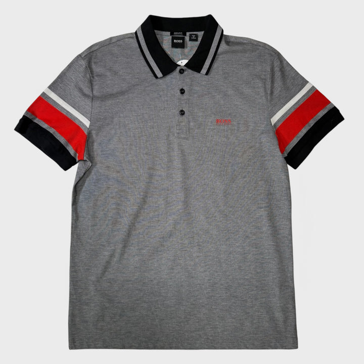 Hugo Boss Polo shirt grey/black XL