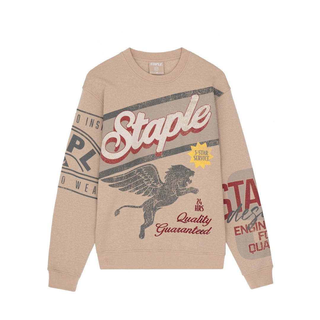 Staple Gryphon crewneck khaki - Shop-Tetuan