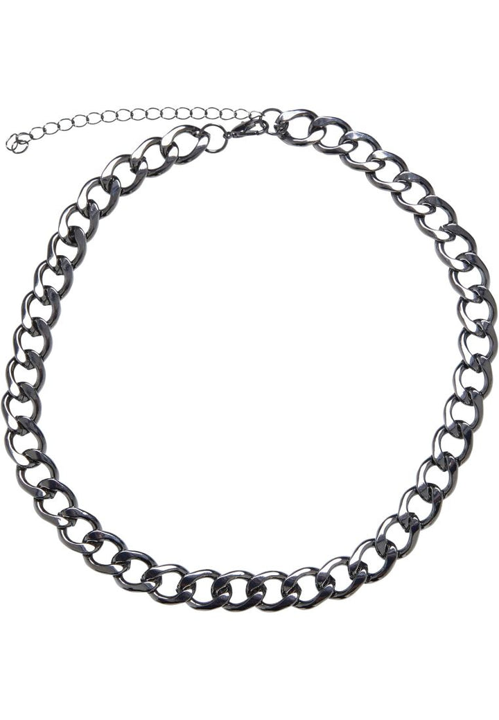 Urban Classics Big Chain Necklace gunmetal