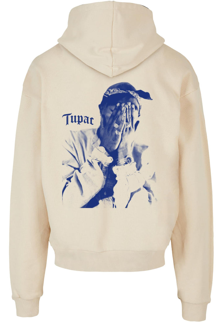 Mister 2Pac Me against the World Ultra Heavy Oversize Hoodie sand