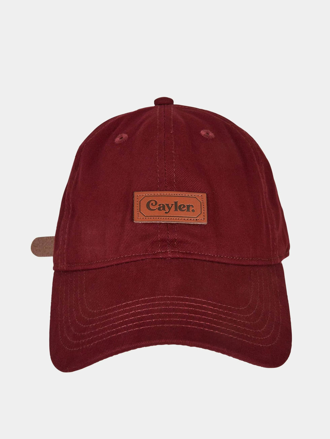 Cayler & Sons Classy Patch Curved Cap bordeaux