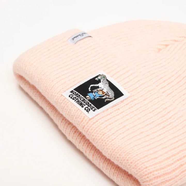 Nordicbuddies Peppi ja Pikku-Ukko beanie peach