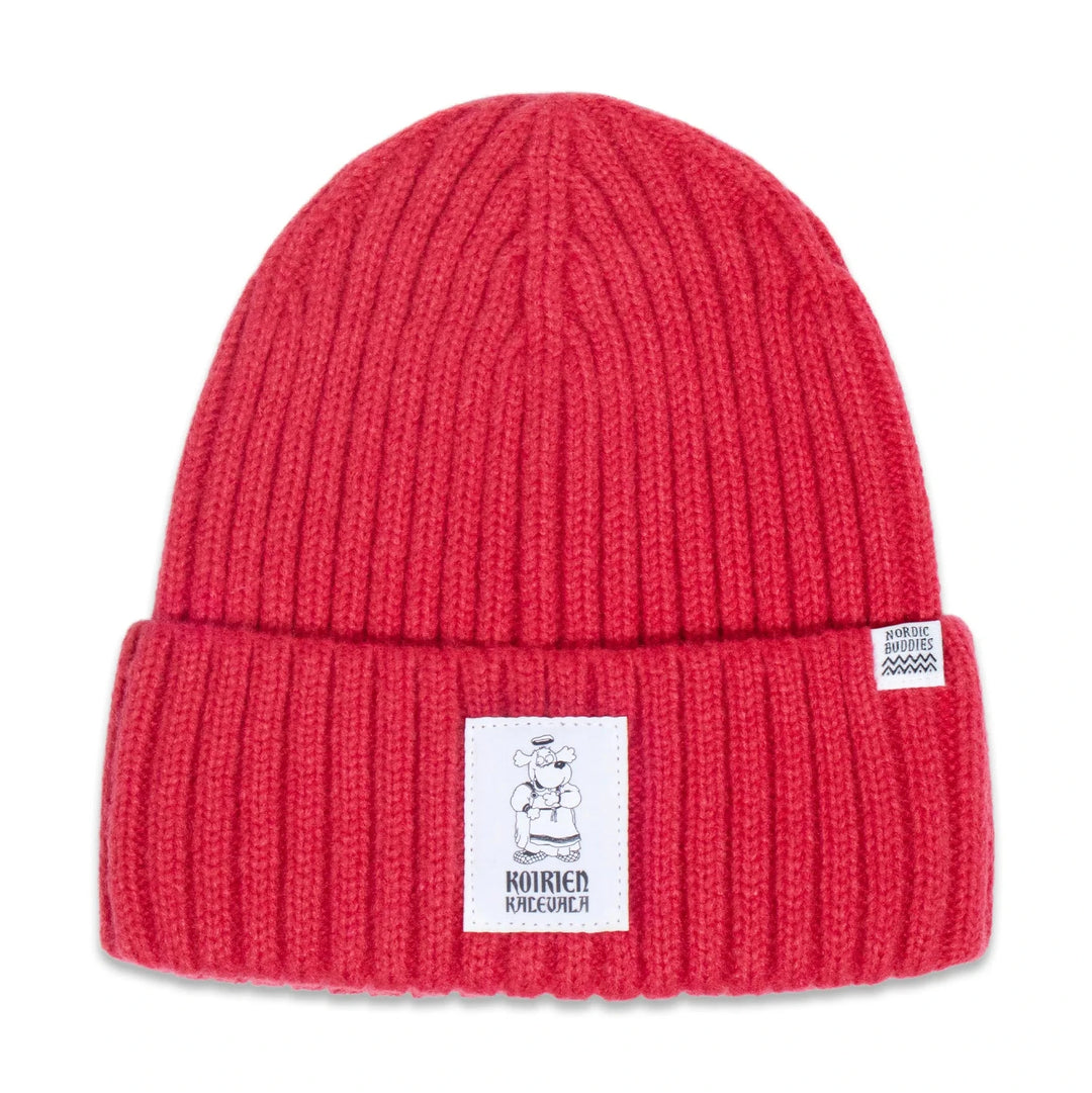 NordicBuddies Koirien Kalevala beanie red - Shop-Tetuan