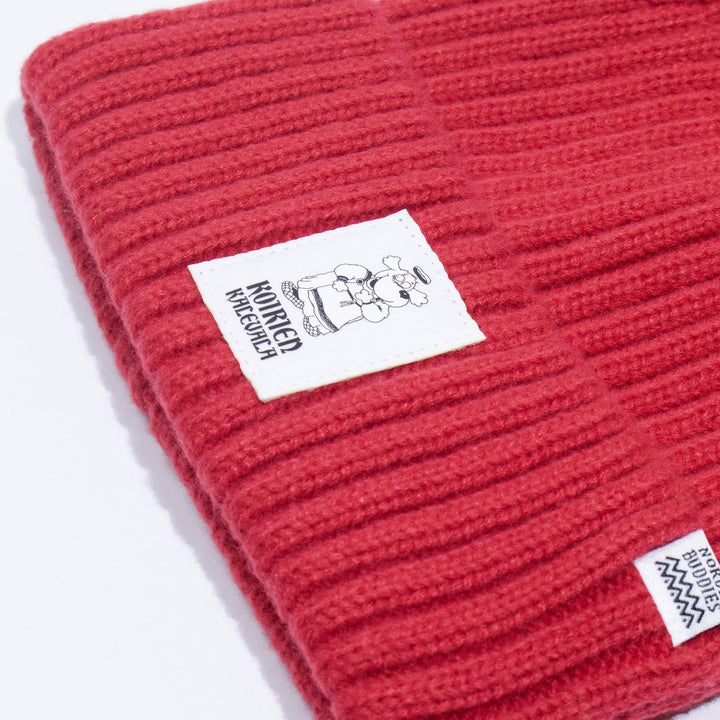 NordicBuddies Koirien Kalevala beanie red - Shop-Tetuan