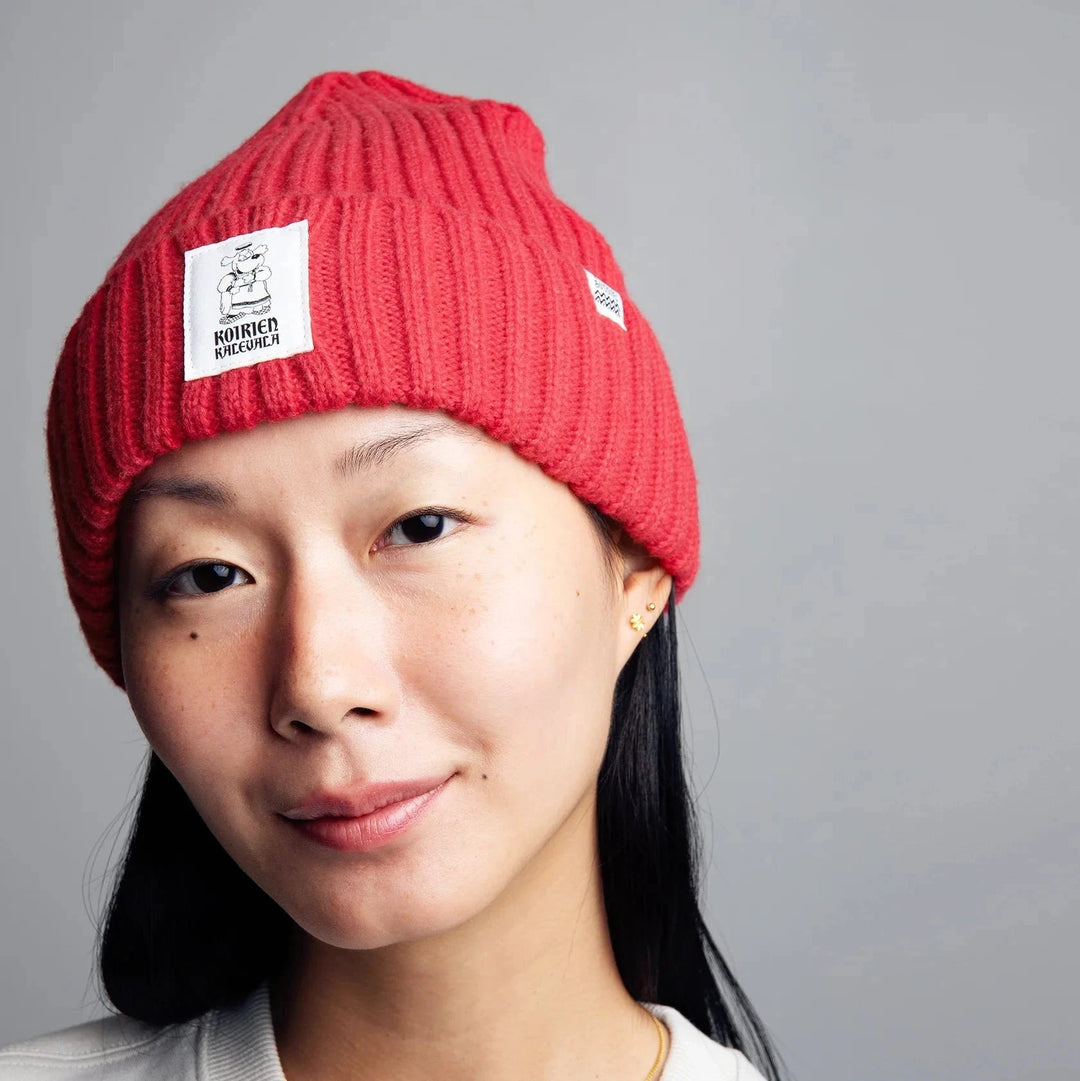 NordicBuddies Koirien Kalevala beanie red - Shop-Tetuan