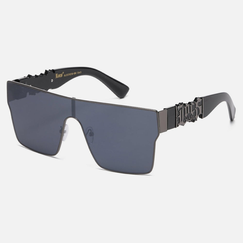 Locs Shield Sunglasses grey/black