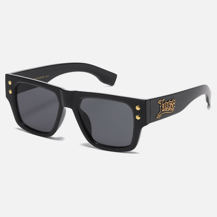 Locs Rectangle Sunglasses black/gold