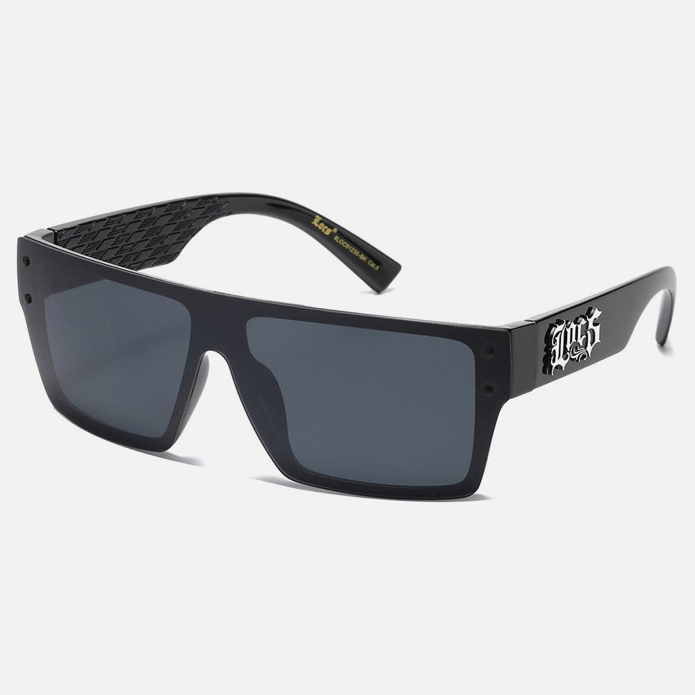 Locs Shield Sunglasses black