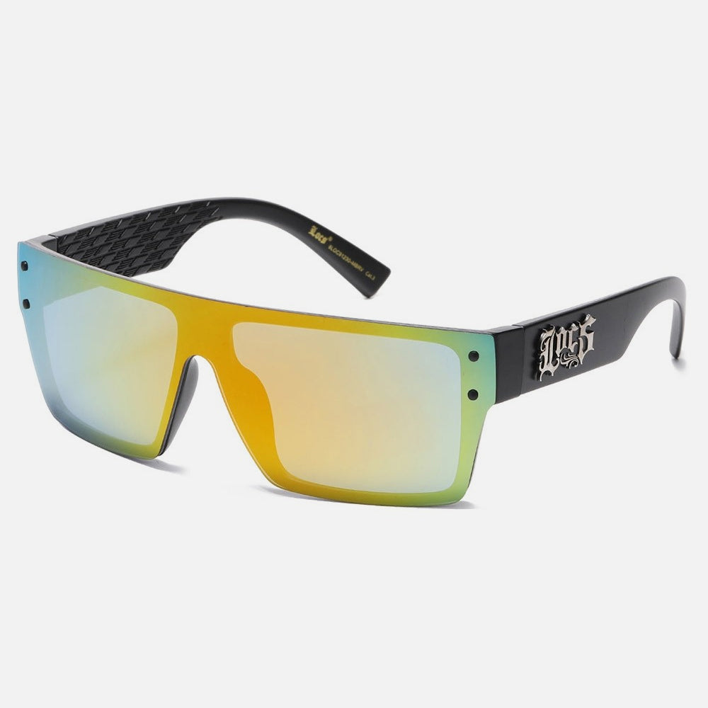 Locs Rectangle Sunglasses black/yellow