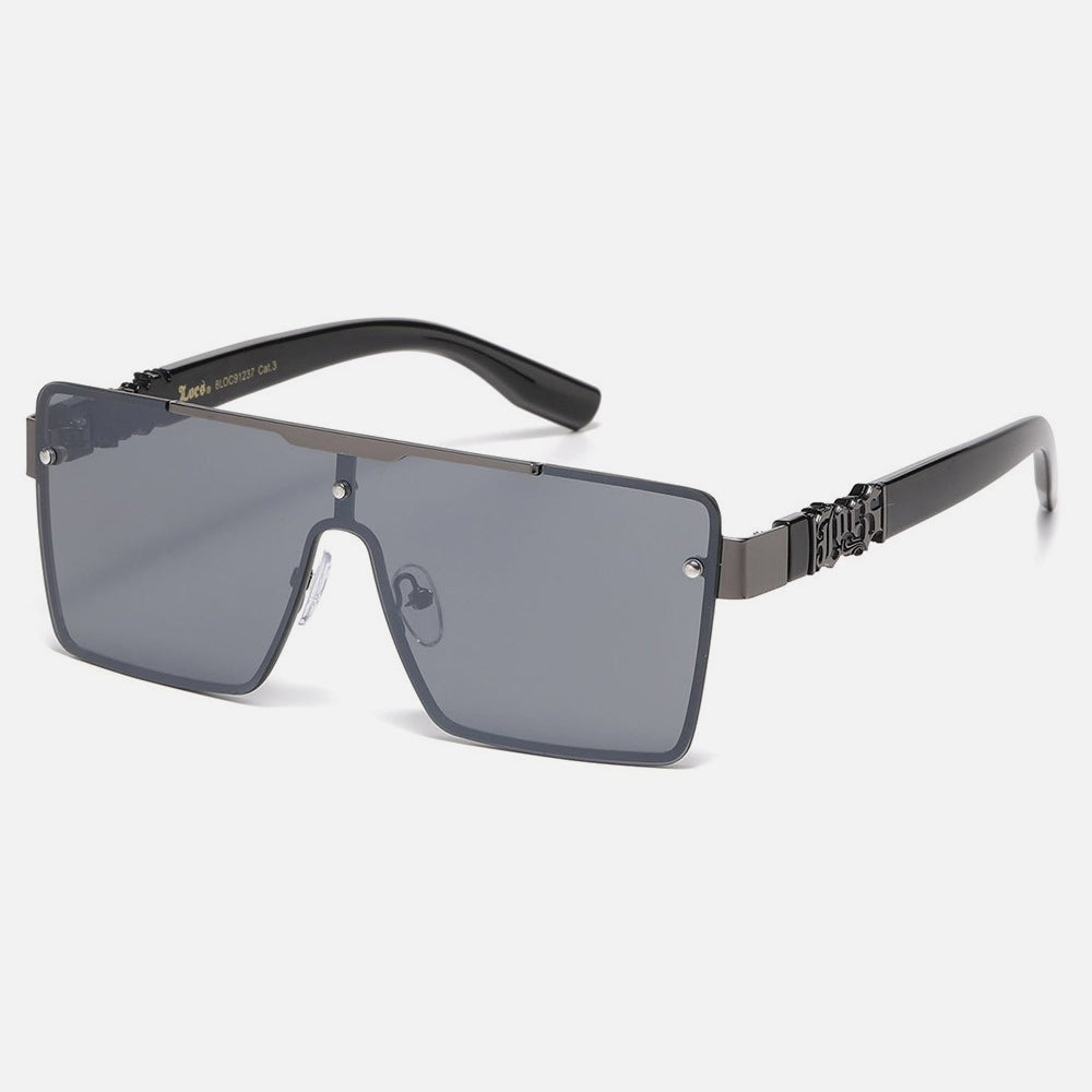 Locs Shield Sunglasses black/grey