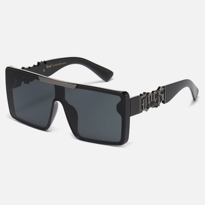 Locs Shield Squared Sunglasses black/grey