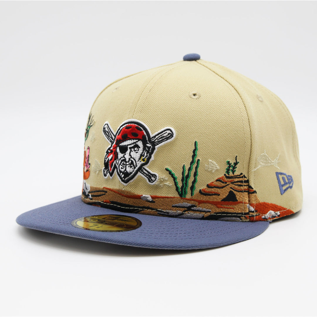 New Era Team Landscape 59Fifty P Pirates khaki - Shop-Tetuan