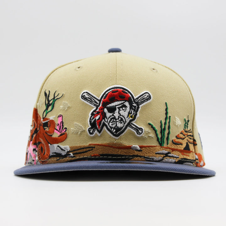 New Era Team Landscape 59Fifty P Pirates khaki - Shop-Tetuan