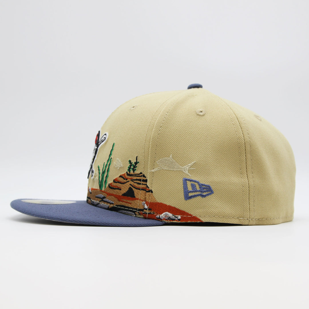 New Era Team Landscape 59Fifty P Pirates khaki - Shop-Tetuan