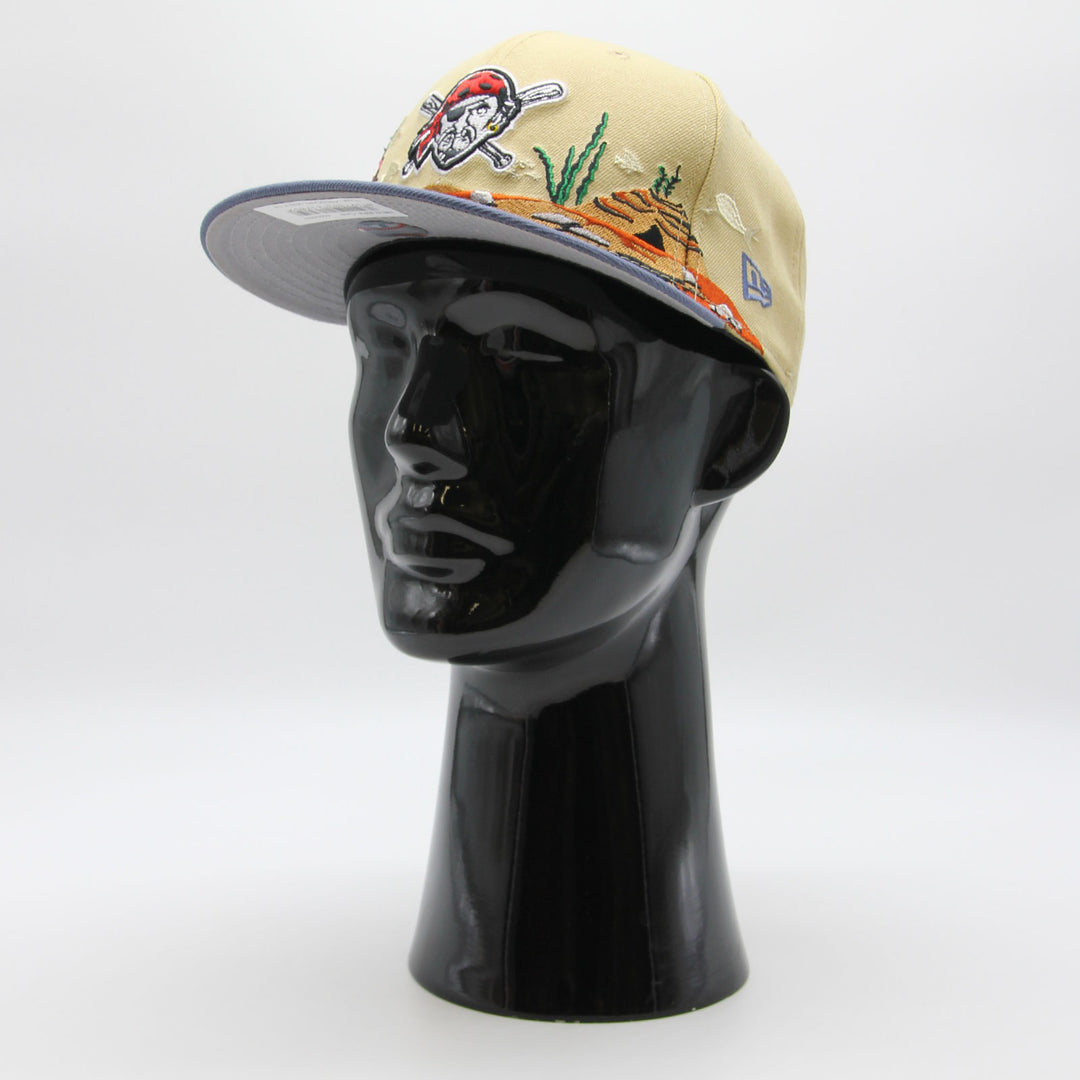 New Era Team Landscape 59Fifty P Pirates khaki - Shop-Tetuan