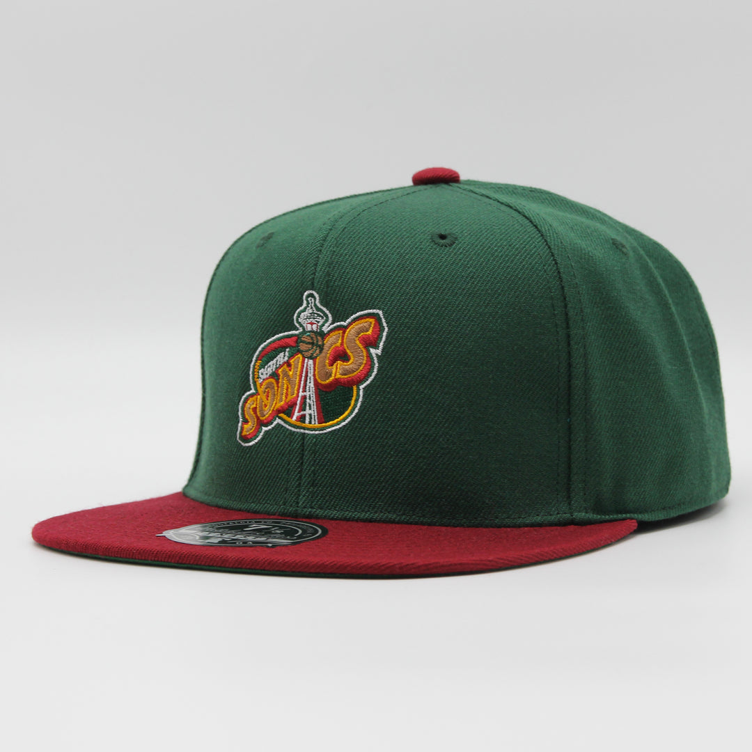 Mitchell & Ness NBA Team 2 Tone 2.0 fitted HWC S Supersonics - Shop-Tetuan