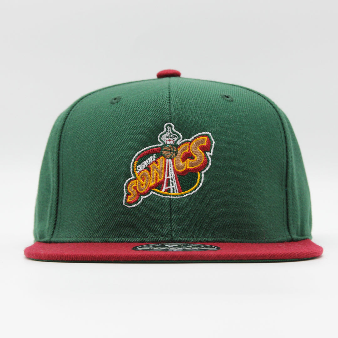 Mitchell & Ness NBA Team 2 Tone 2.0 fitted HWC S Supersonics - Shop-Tetuan