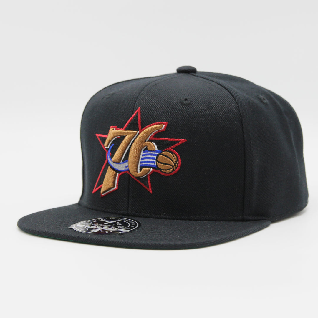 Mitchell & Ness Team Ground 2.0 fitted HWC P 76ers black - Shop-Tetuan