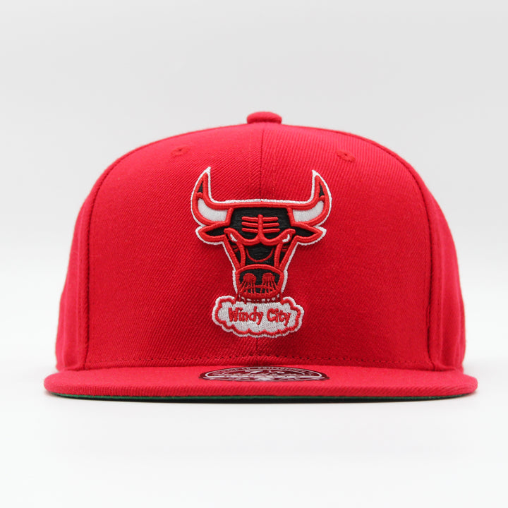 Mitchell & Ness Team Ground 2.0 fitted HWC C Bulls red - Shop-Tetuan