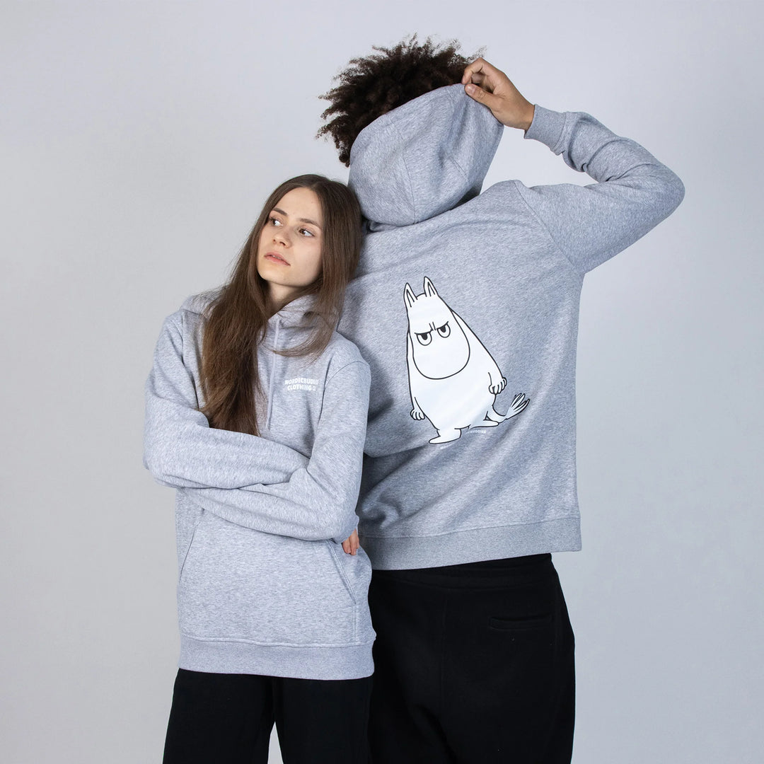 Moomin Muumipeikon Temperamentti hoodie grey