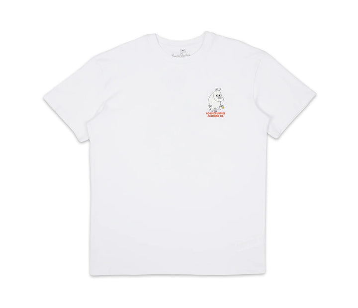 Moomin Muumipeikon Kukka tee white